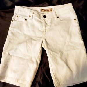 Miss Juli stretch denim bermuda shorts